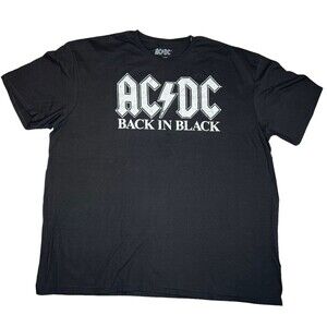 AC/DC Metal Band Black T-shirt Adult 3XL (New)